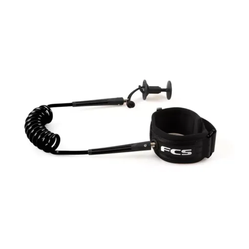 FCS Bodyboard Wrist Leash 2025 - FBBL BLK WRI - GORILLA GRIP