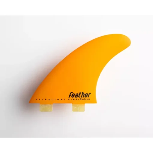 Feather Fins Ultralight Classic Orange Dual Tab - FEATHER FINS OCT 21 - Feather fins