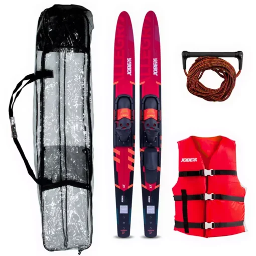 Allegre Combo Waterskis Package Red - 208822003 zoom - Jobe