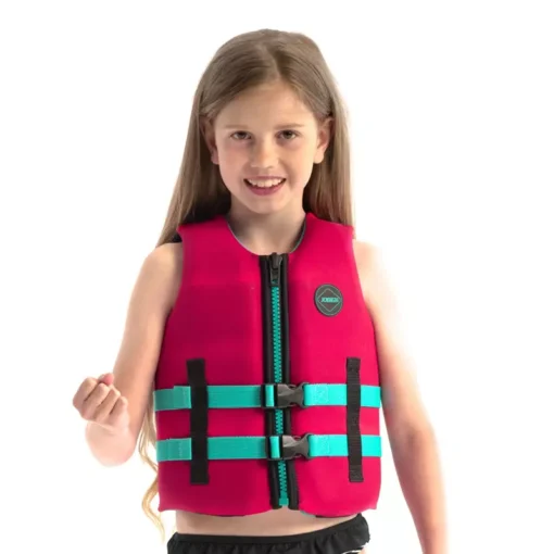 Neoprene Life Vest Kids Hot Pink - 244921010 zoom - Jobe