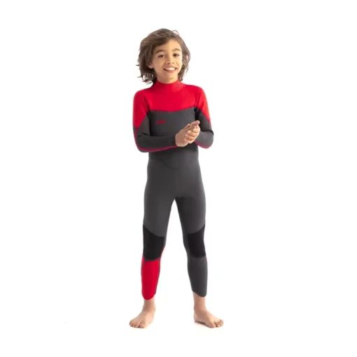 Boston 3/2mm Wetsuit Kids Red - 303521008 zoom - Jobe