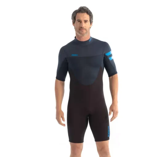 Perth 3/2mm Shorty Wetsuit Men Blue - 303621001 zoom - Jobe