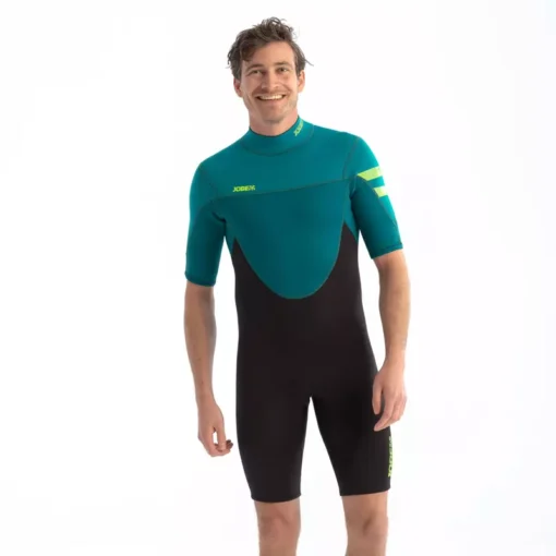 Perth 3/2mm Shorty Wetsuit Men Teal - 303621009 zoom - Jobe