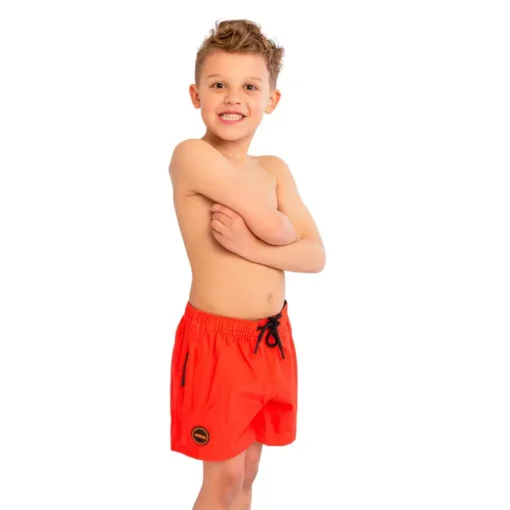 Swimshort Boys Fire Orange - 314223002 zoom - Jobe