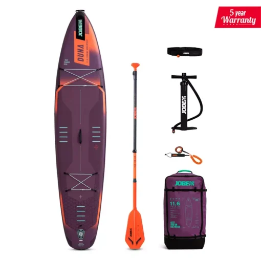 Aero Duna SUP Board 11.6 Package Purple - 486425005 zoom - Jobe