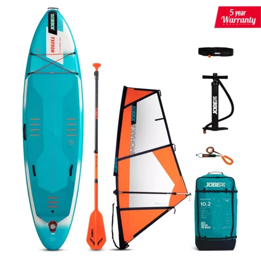 Mohaka 10.2 Inflatable Paddle Board + SUP Sail 3.5 m2 Package - 488825001 zoom - Jobe