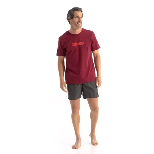 Casual T-Shirt Burgundy - 565121004 zoom - Jobe