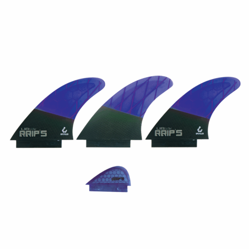Lib Tech Alt Tri + Micro Keel Fin Set - ALTERNATIVE TRI FIN SET Plus MICRO KEEL 23SUFIN 1 - Lib Tech