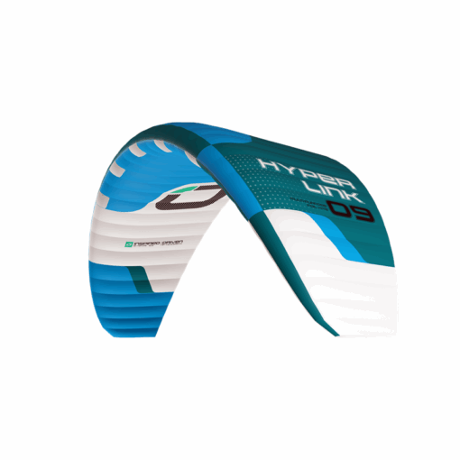 Ozone Hyperlink V4 - Kite Only With Bag - Hyperlink V4 Cyan 321 - Ozone