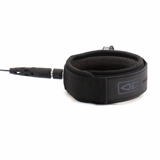 O&E Longboard Regular Knee Surfboard Leash - LRK90 Diamond Flex LONGBOARD KNEE 9 leash black 22 A - Ocean Earth