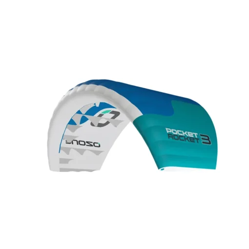 Ozone Pocket Rocket Parawing With Control System And Bag - Pocket Rocket Marine Blue Emerald White 1 - Ozone
