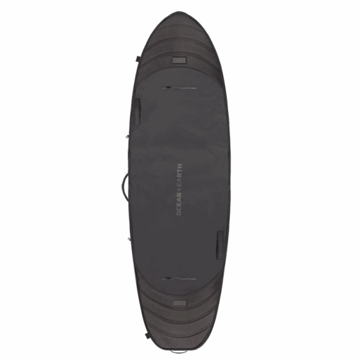 O&E Double Apex Fish Shortboard Bag - SCFS02 A APEX Fish Shortboard Travel Cover 2 Board black top - Ocean Earth