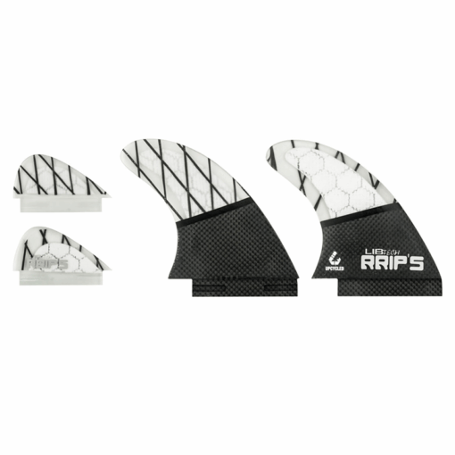 Lib Tech Wakesurf Carbon Quad Fin Set L - WAKESURF CARBON QUAD FIN SET L 19SUFIN 6 - Lib Tech
