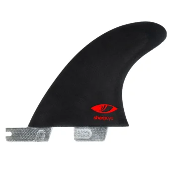 FCS II Sharpeye PC Carbon Quad Rear  Fins