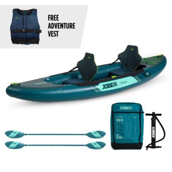 Jobe Gama Inflatable Kayak Atlantic Green 2026