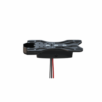 Duotone cruise al top plate with male connector and cables
