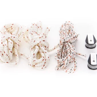 Unifiber Race Adjustable Outhaul System Rope Set & Pulleys