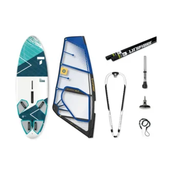 Unifiber Wind Techno 160 D With Daggerboard & Maverick II Rig