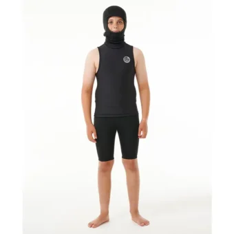 Rip Curl Kids Fbomb Polypro Hood Vest 2027