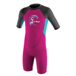 O'Neill Toddler Reactor-2 2mm Back Zip S/S Spring - Girls 2027