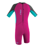 O'Neill Toddler Reactor-2 2mm Back Zip S/S Spring - Girls 2027 - Imagen 2