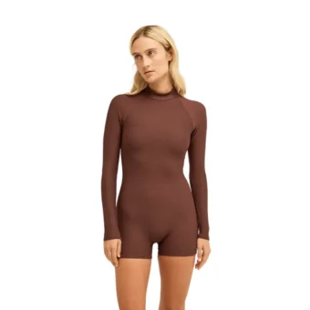 Billabong Tanlines Bodysuit Ls Boyshort 2027