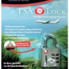 B3 Kit TSA Travel Lock Blister Card Silver - MC68264 - MC NEET